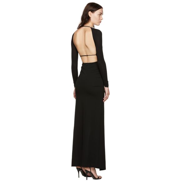 NENSI DOJAKA
Black Paneled Maxi Dress - Picture 3 of 10